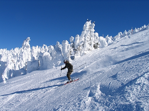 Big White ski hill in Kelowna