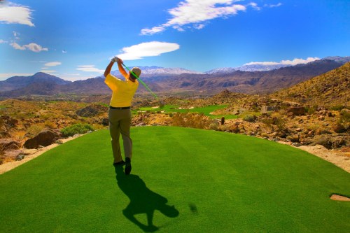 Golfing in Palm Springs