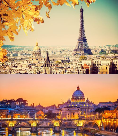 Paris and Rome