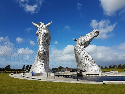 The Kelpies in Scotland