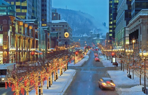 Montreal at Christmas time